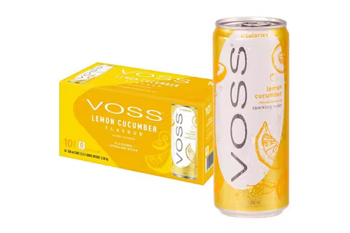 Voss Sparkling Lemon Cucumber 10x330ml