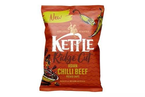 Kettle Asian Chilli Beef Crisps18x40g