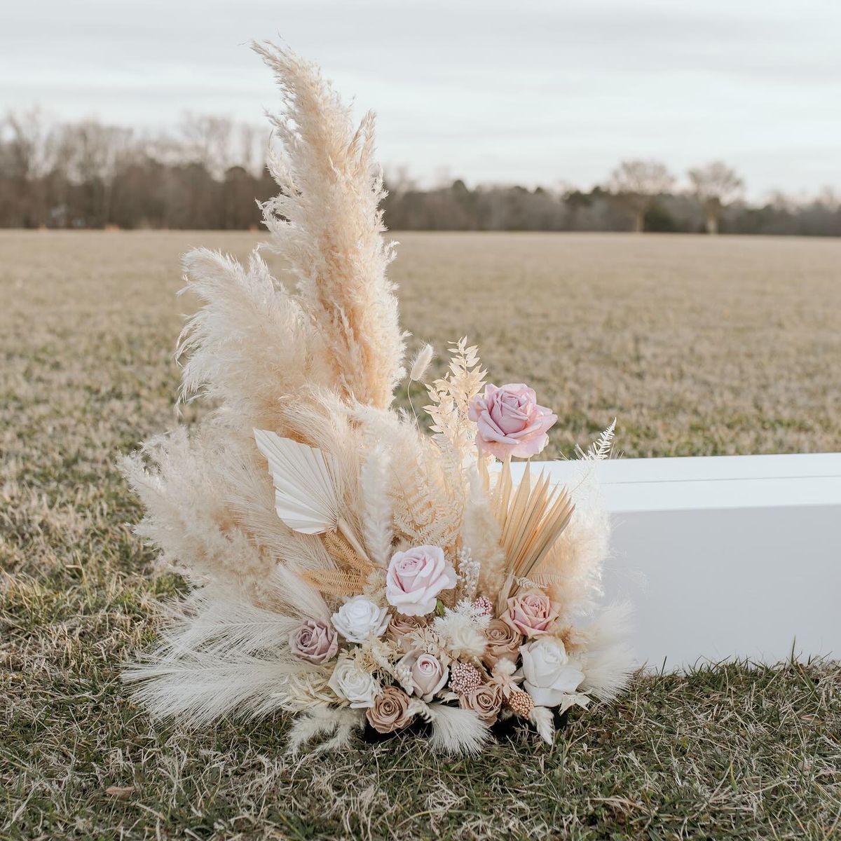 Pampa és szárazvirág díszek