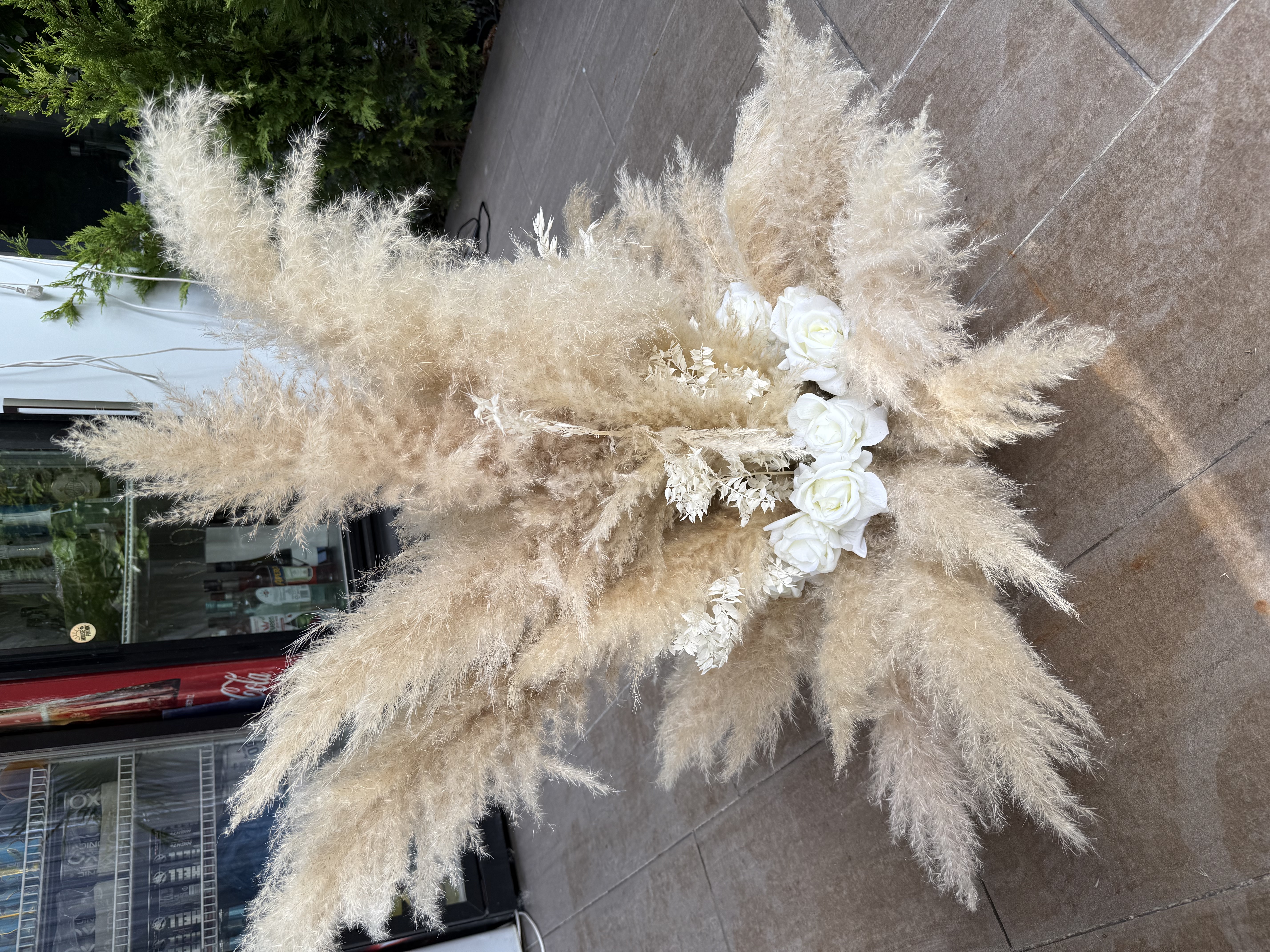 Pampa és szárazvirág díszek