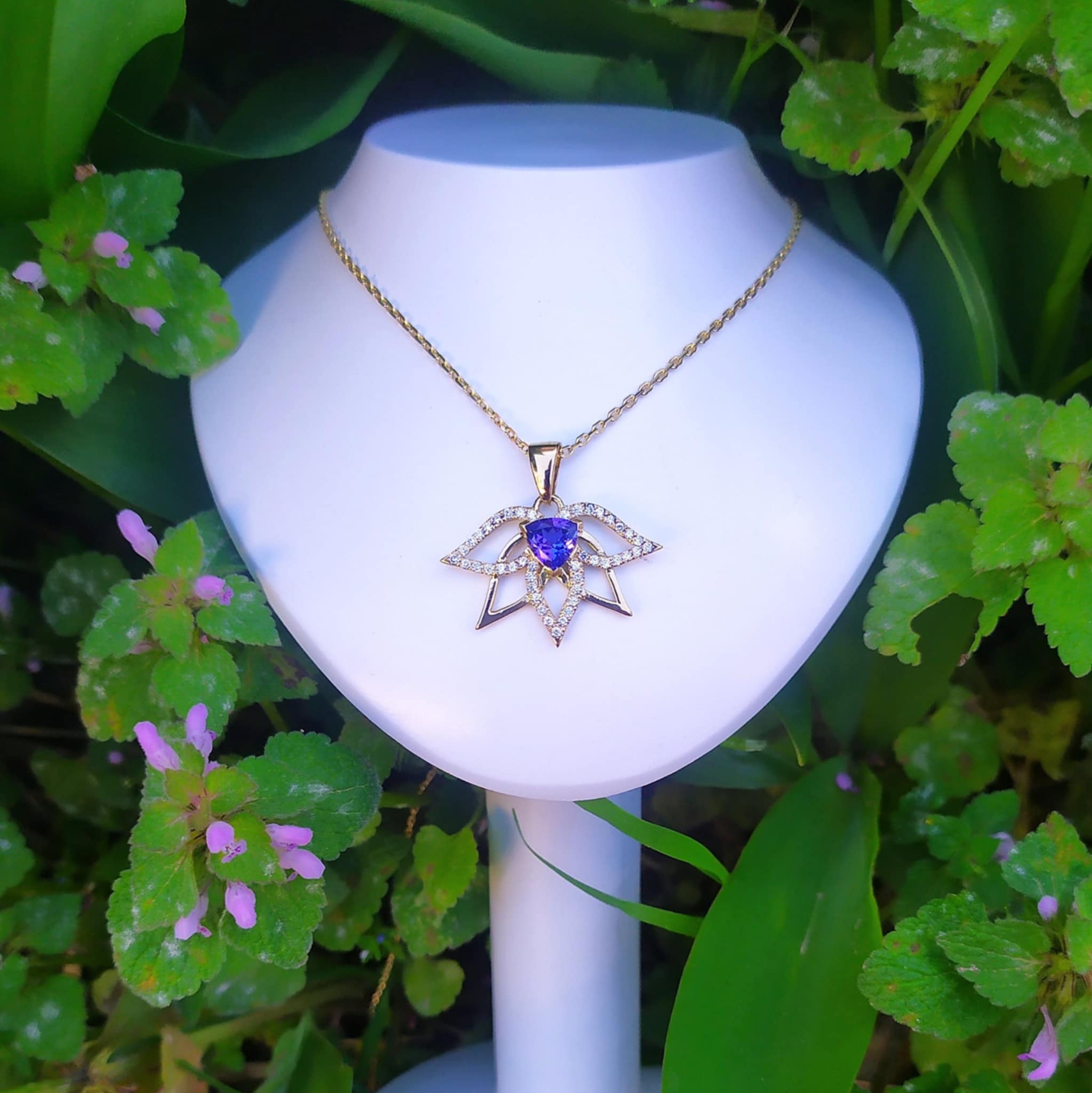 Pendentif Fleur de lotus