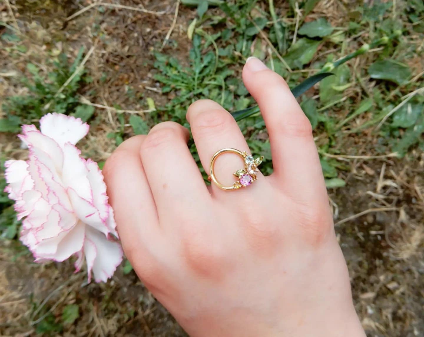 Bague Anneau de fleur