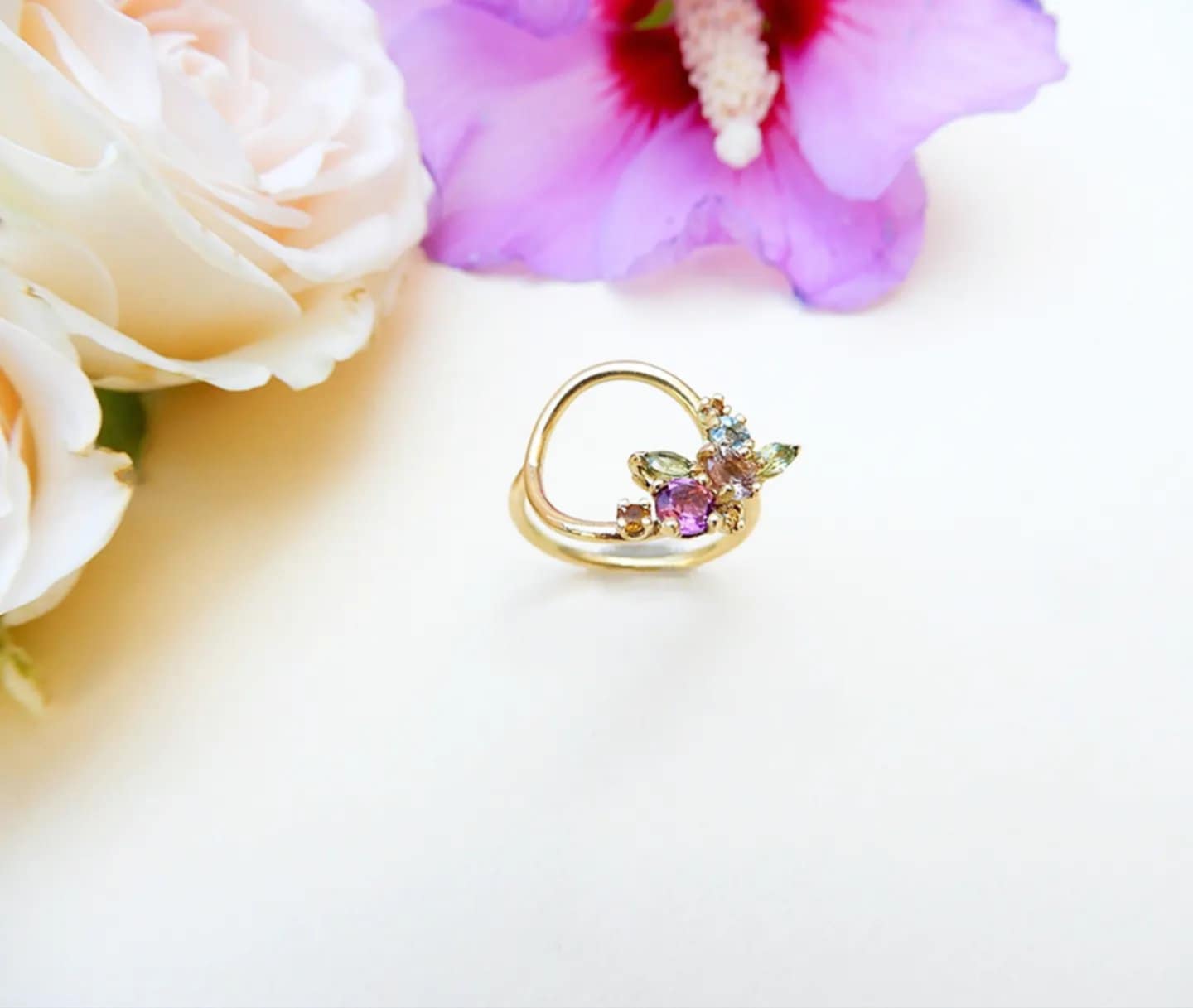 Bague Anneau de fleur
