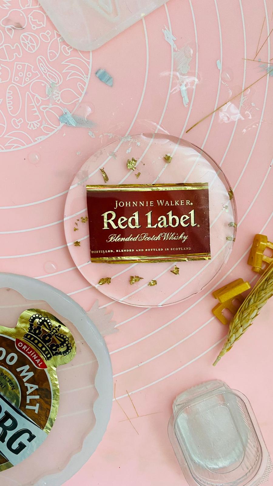 Red Label Bardak Altlığı