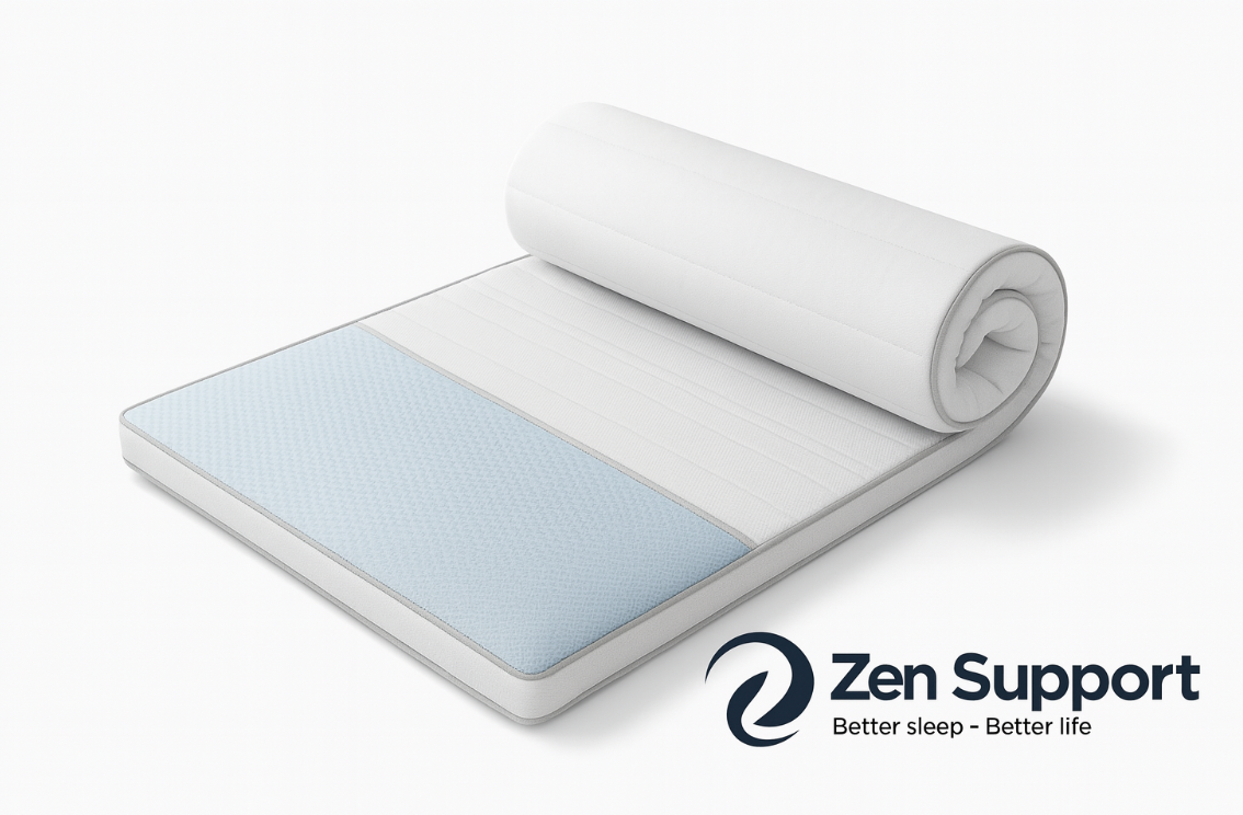 Vendbar Luksus Topmadras med NASA-skum – Zen Support