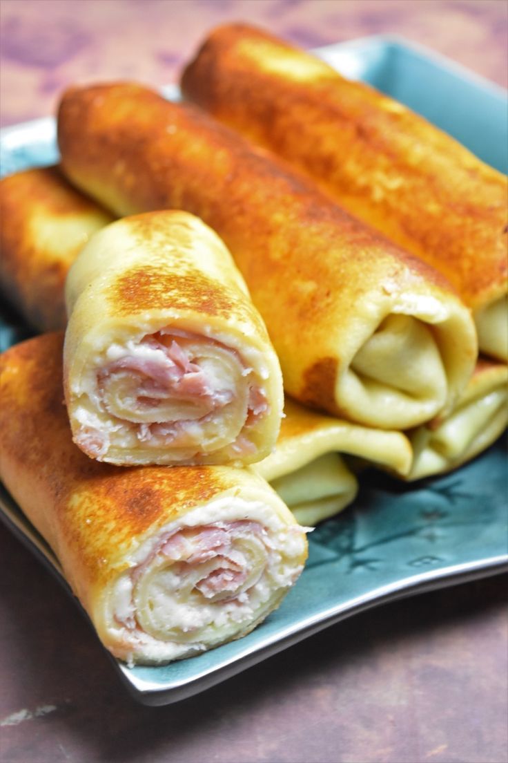 Crêpes jambon fromage