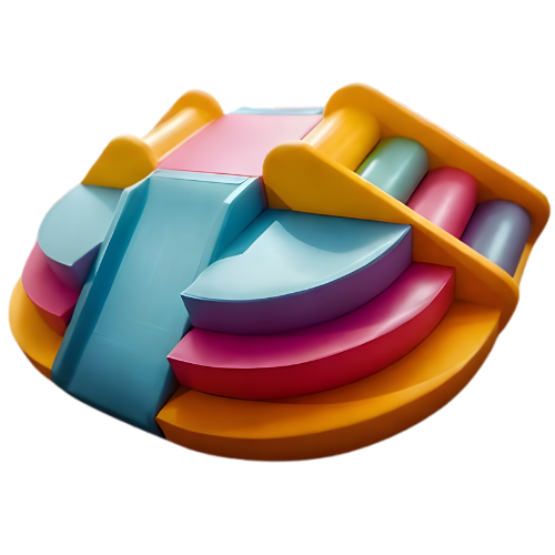 Colorful Soft Play Centre Climbing Set