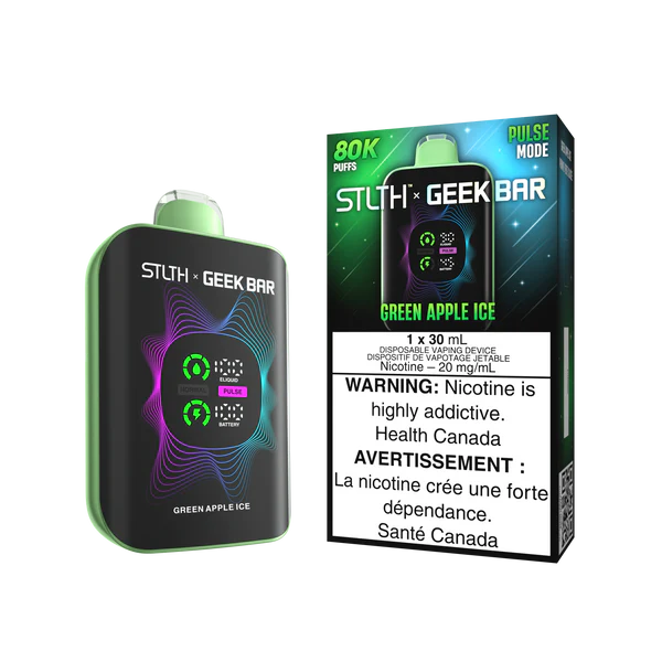 STLTH X GEEKBAR Green Apple Ice