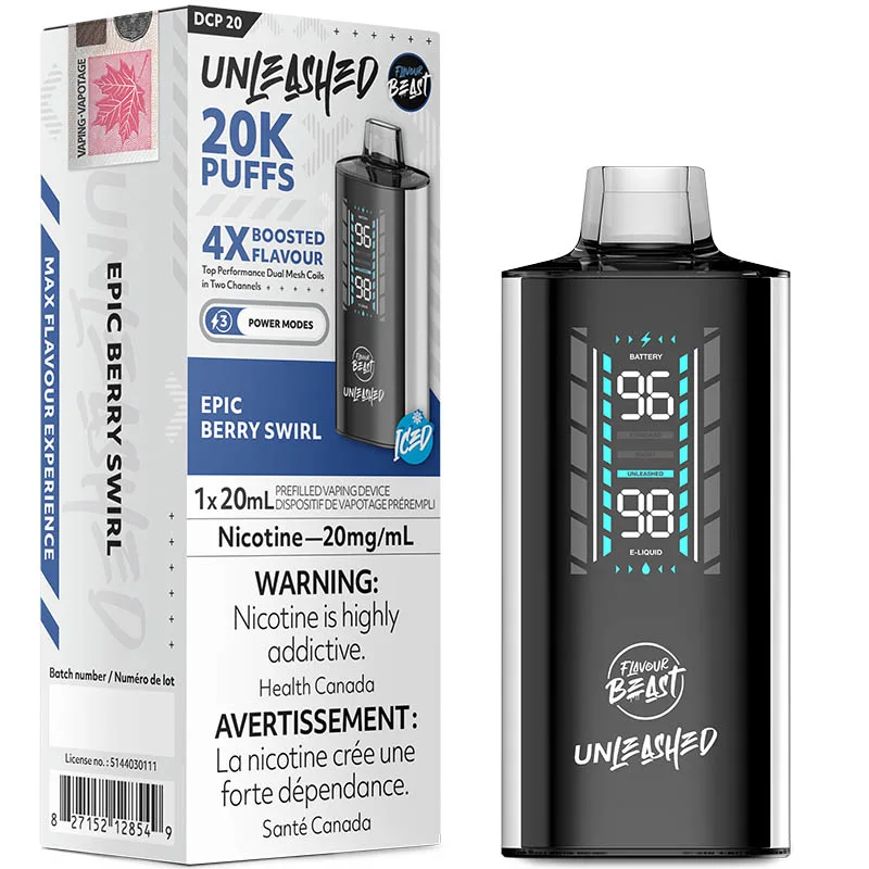 Flavour Beast Unleashed Epic Berry Swirl 