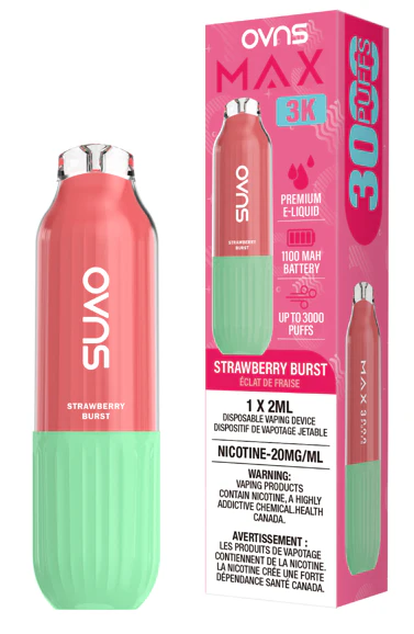 OVNS MAX 3K Strawberry Burst