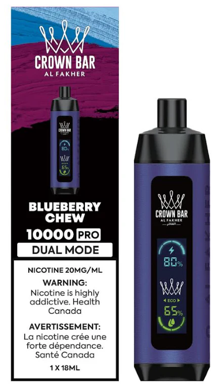 Crown Bar Al Fakher Blueberry Chew 10K