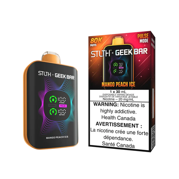 STLTH x Geek Bar Mango Peach Ice
