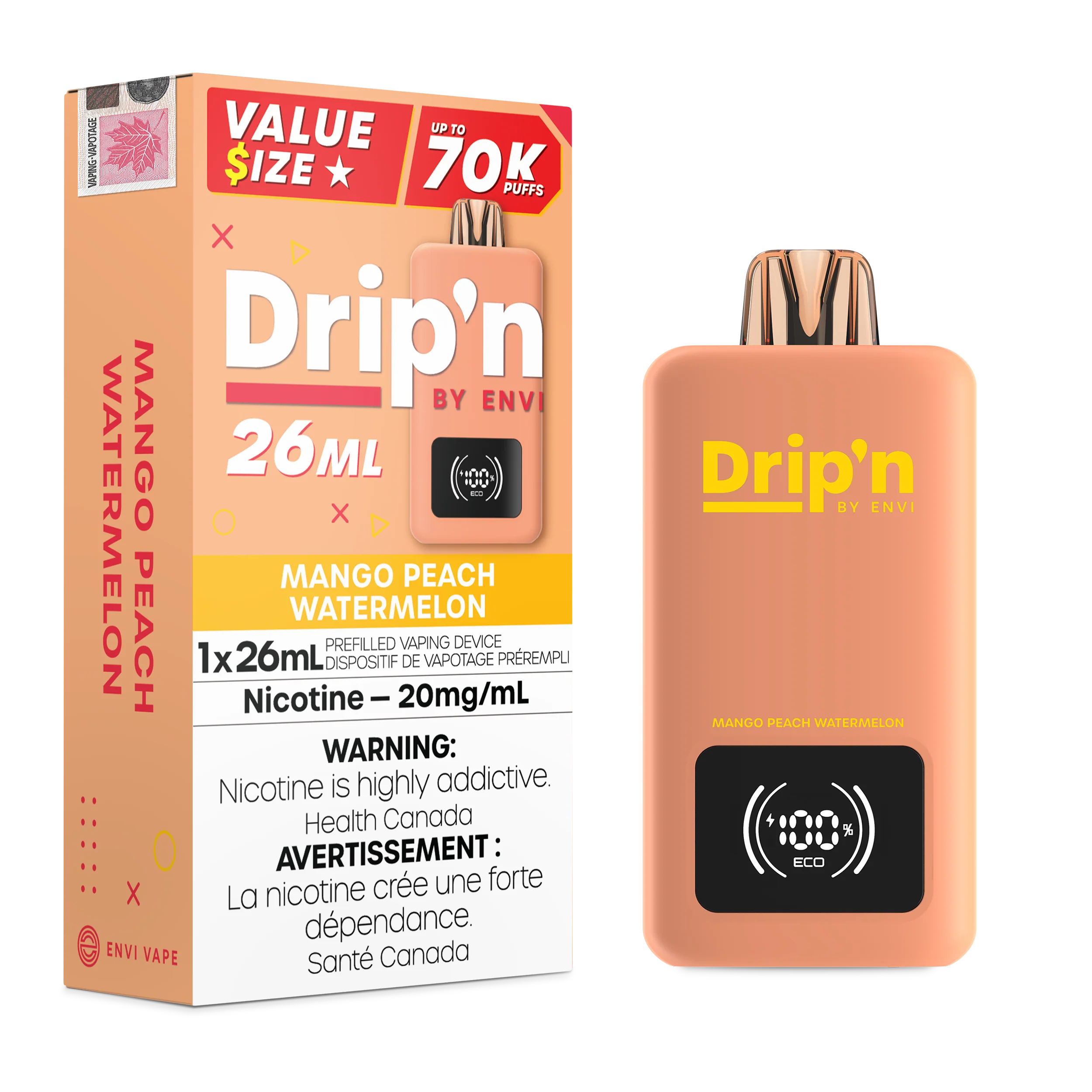 Drip'n Mango Peach Watermelon