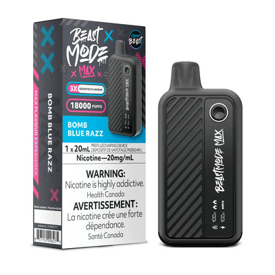 Beast Mode Max Bomb Blue Razz Disposable Vape