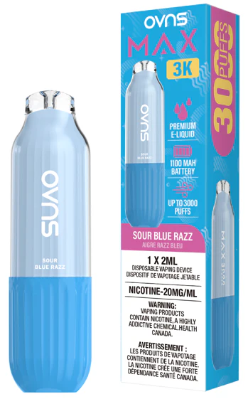 OVNS MAX 3K Sour Blue Razz 
