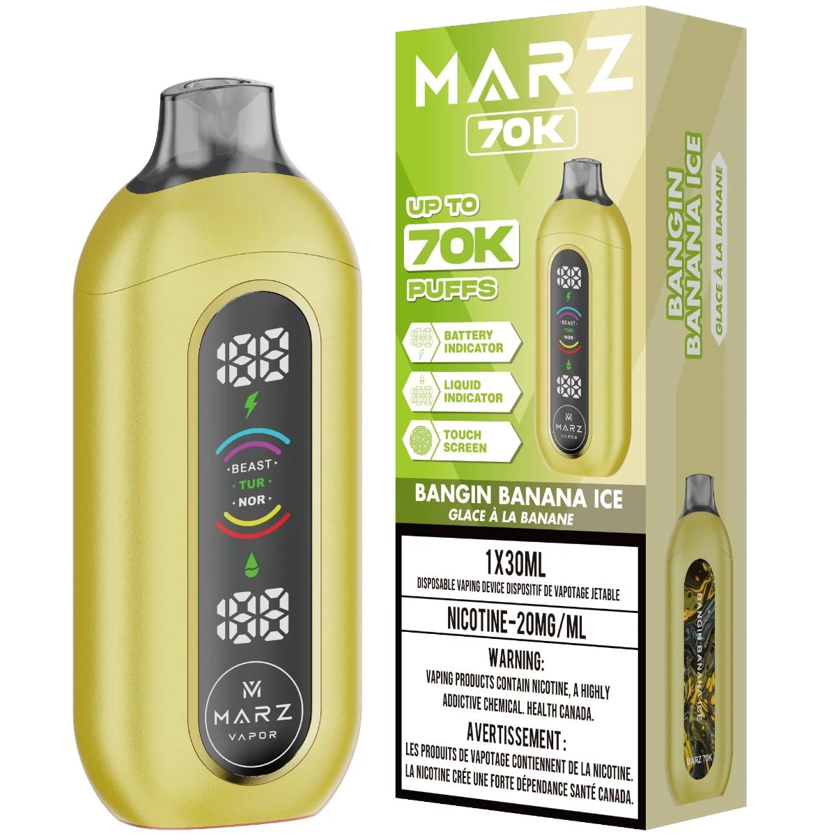 MARZ 70K Banana Ice