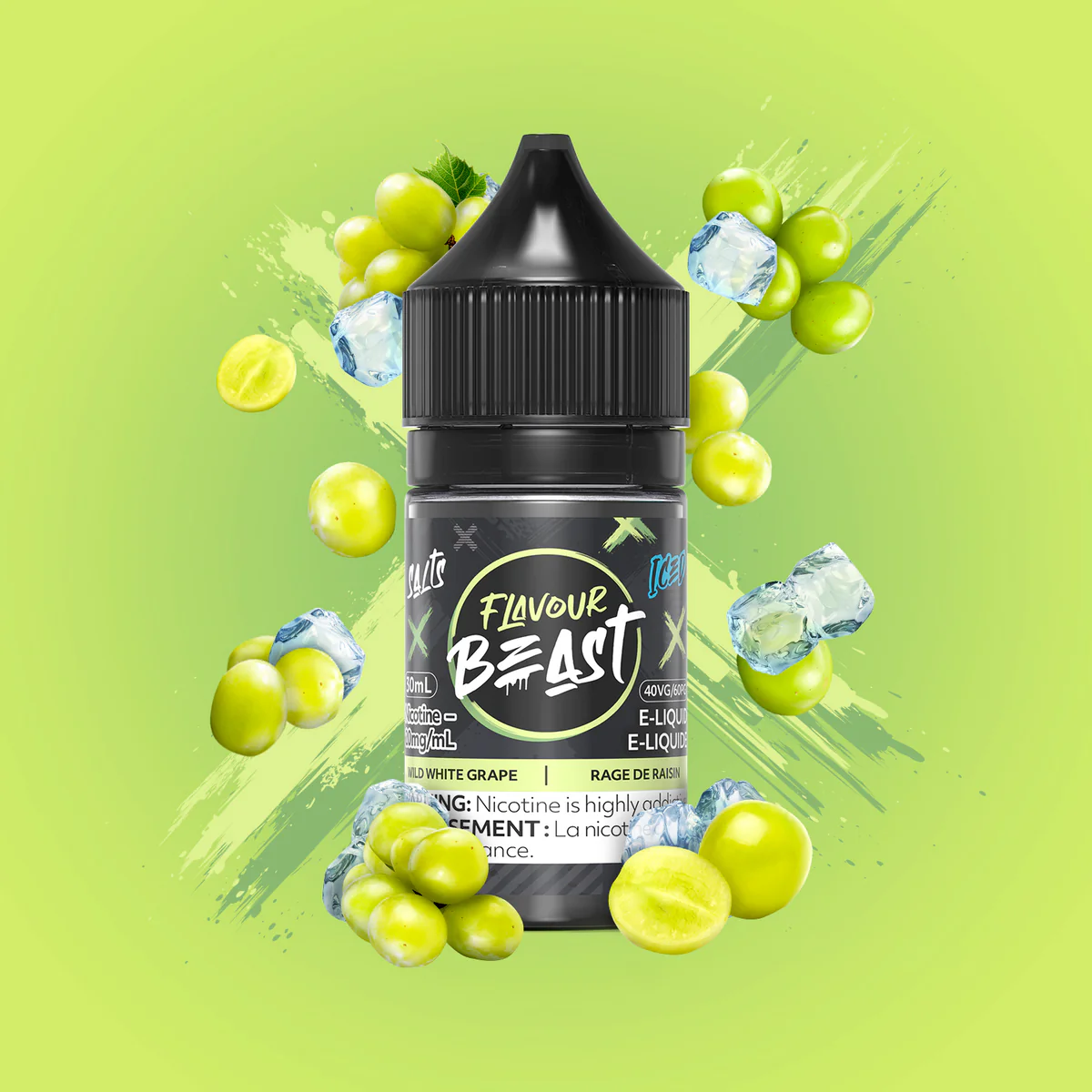 Flavour Beast E-Liquid - Icy White Grape