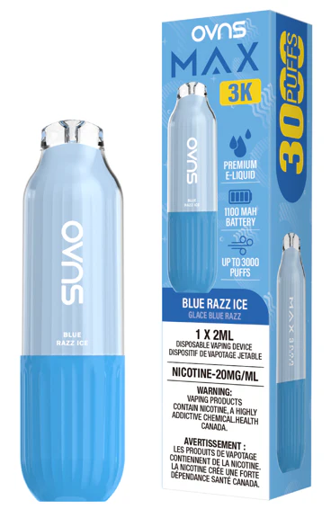 OVNS MAX 3K Blue Razz Ice