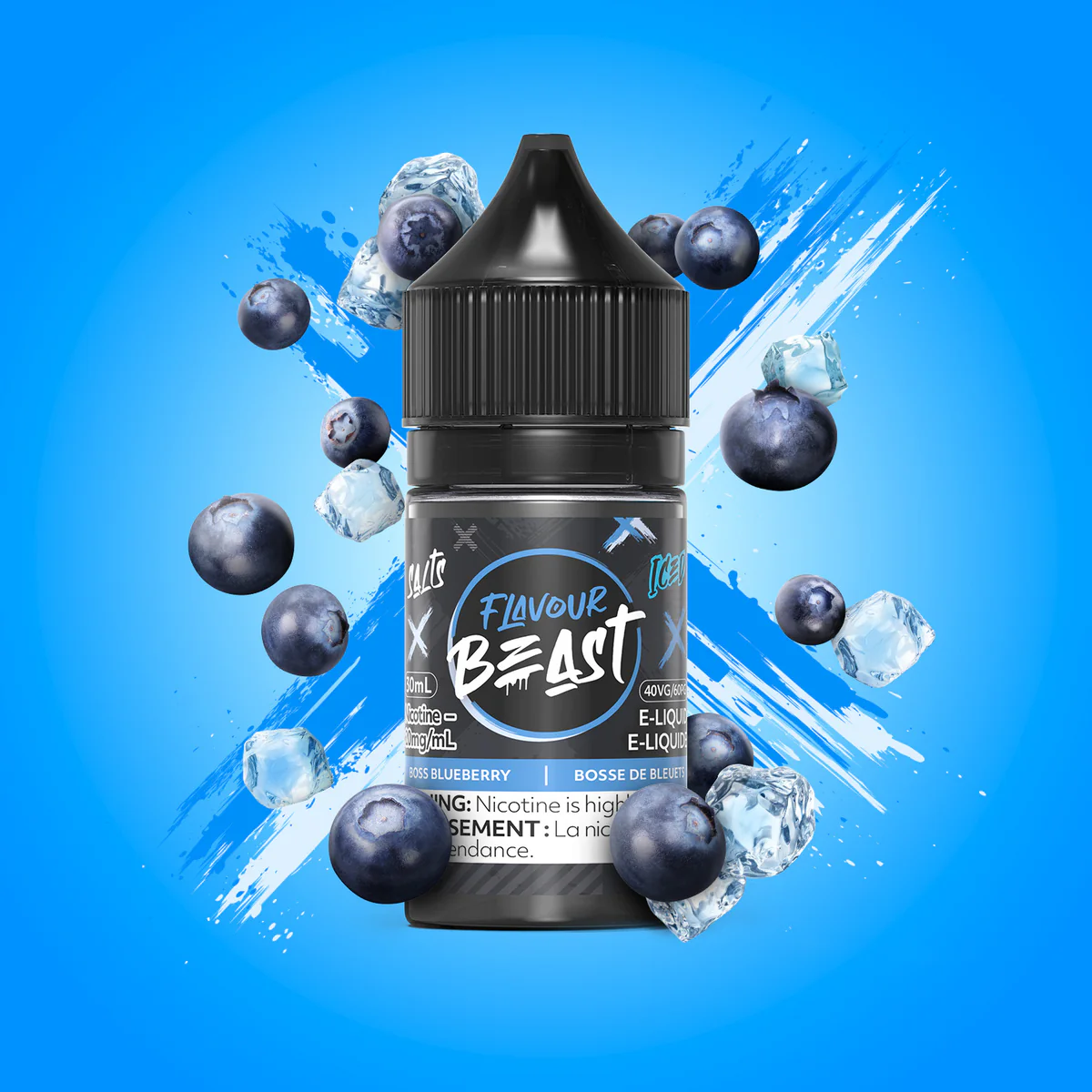 Flavour Beast E-Liquid - Iced Blueberry