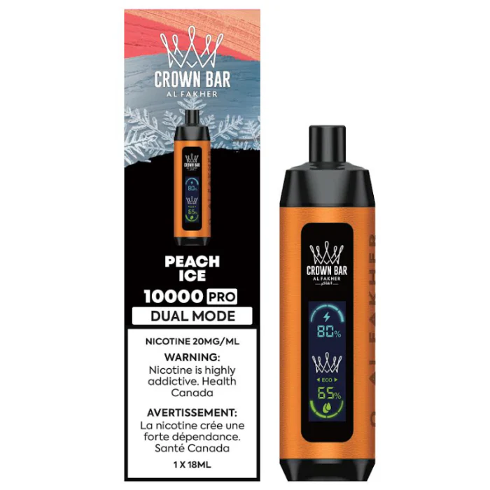 Crown Bar Al Fakher Peach Ice 10K