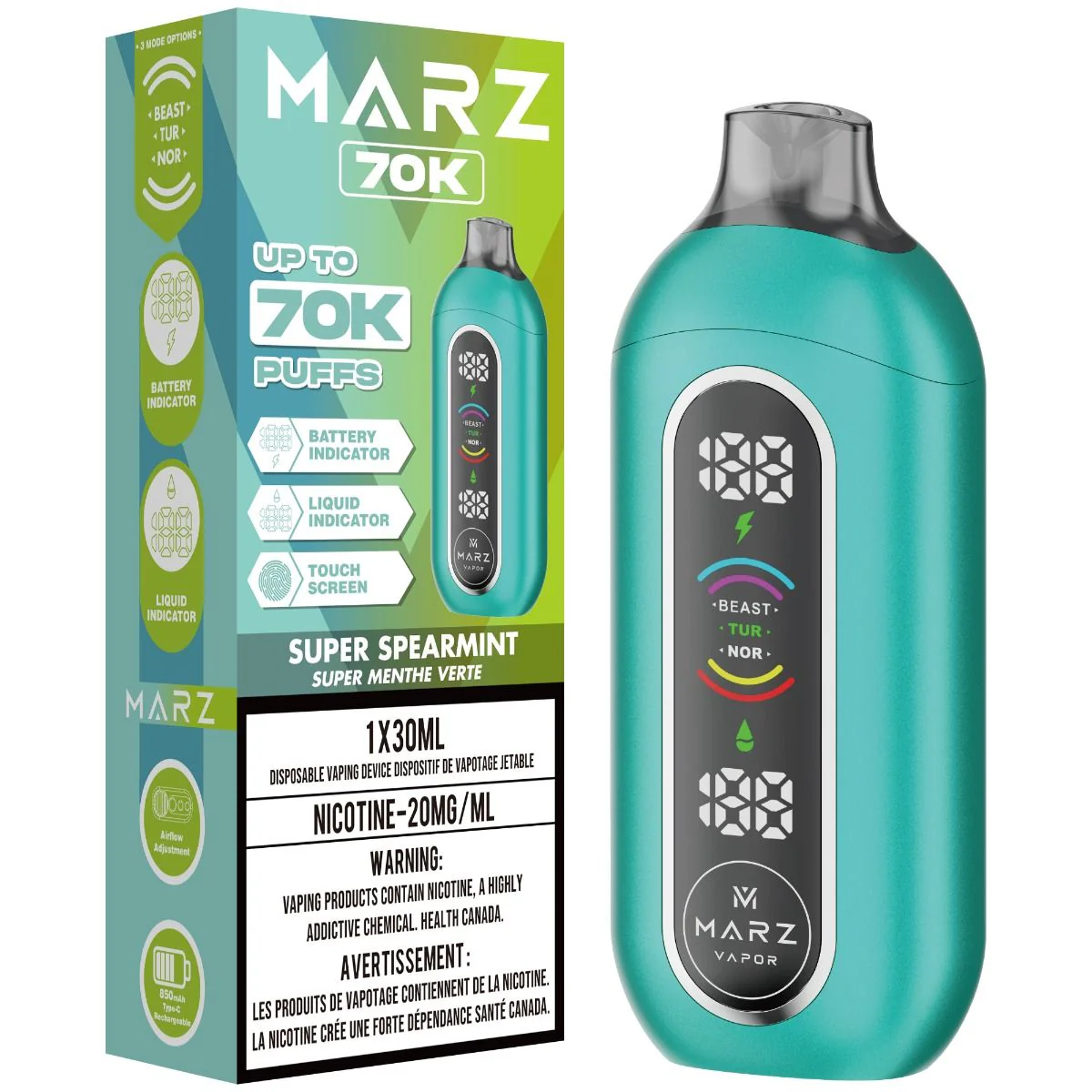 MARZ 70K Super Spearmint