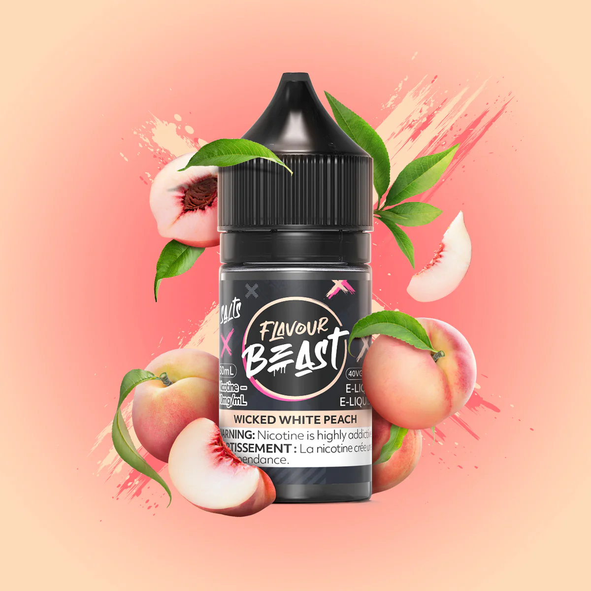 Flavour Beast Wicked White Peach E-liquid