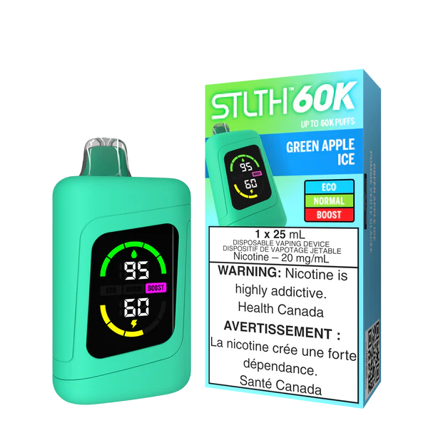 STLTH 60K Green Apple Ice
