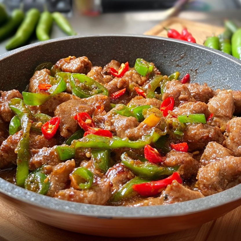 Spicy Pork Bicol Express