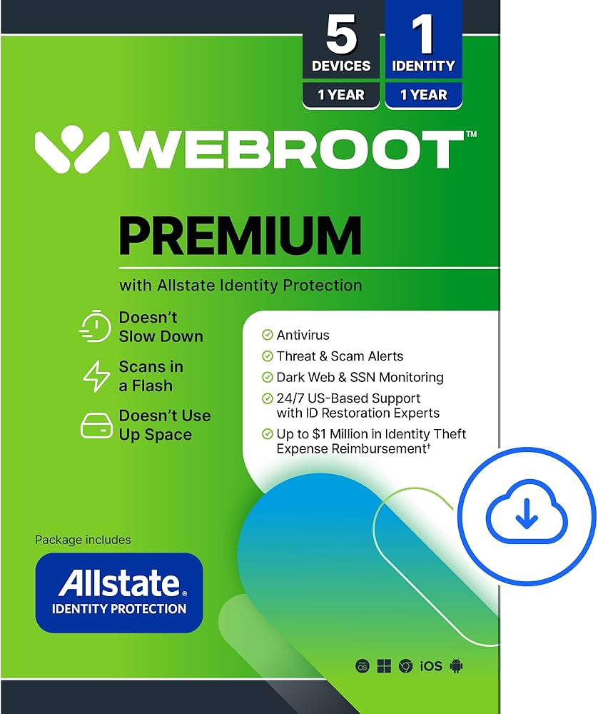 Webroot Premium with Allstate Identity Protection
