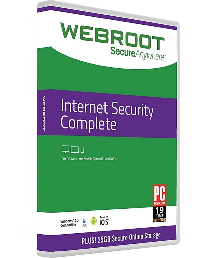 Webroot SecureAnywhere Internet Security Complete 2 Devices 1 year