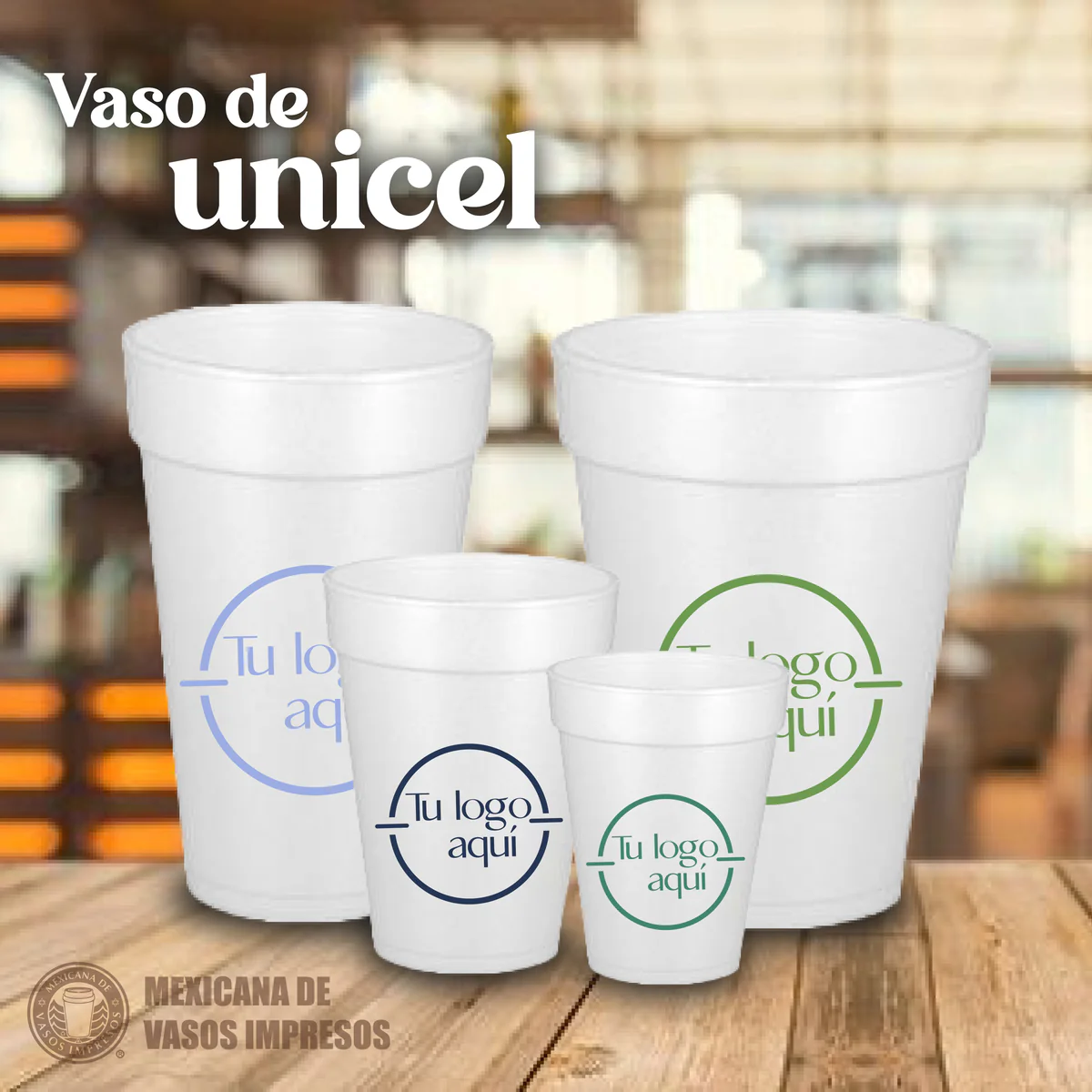 Vaso de unicel 