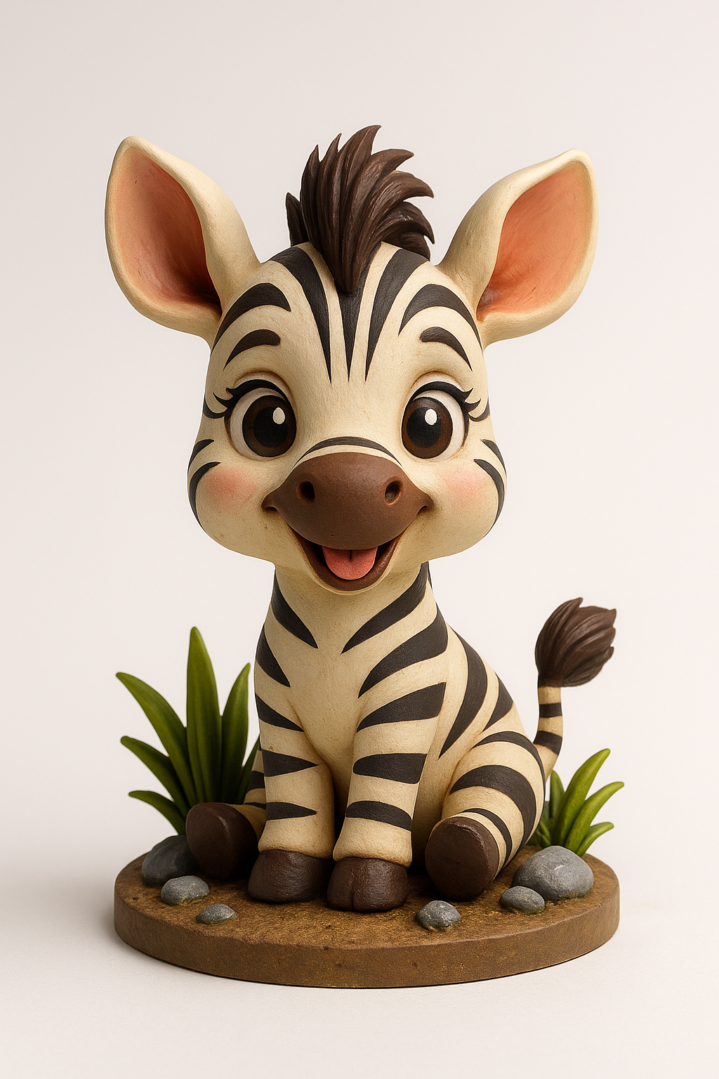 Környezetbarát festhető állatfigura, Zebra