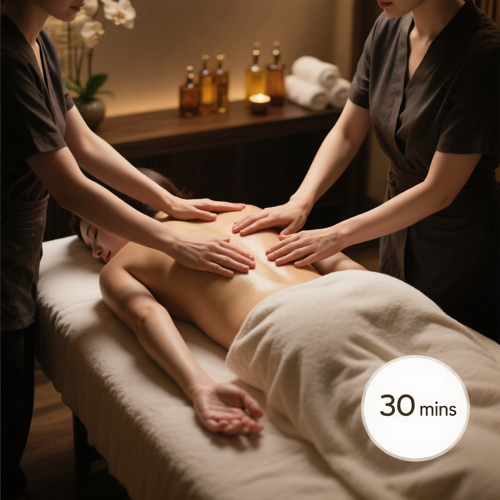 4 Hand Massage – 30 min