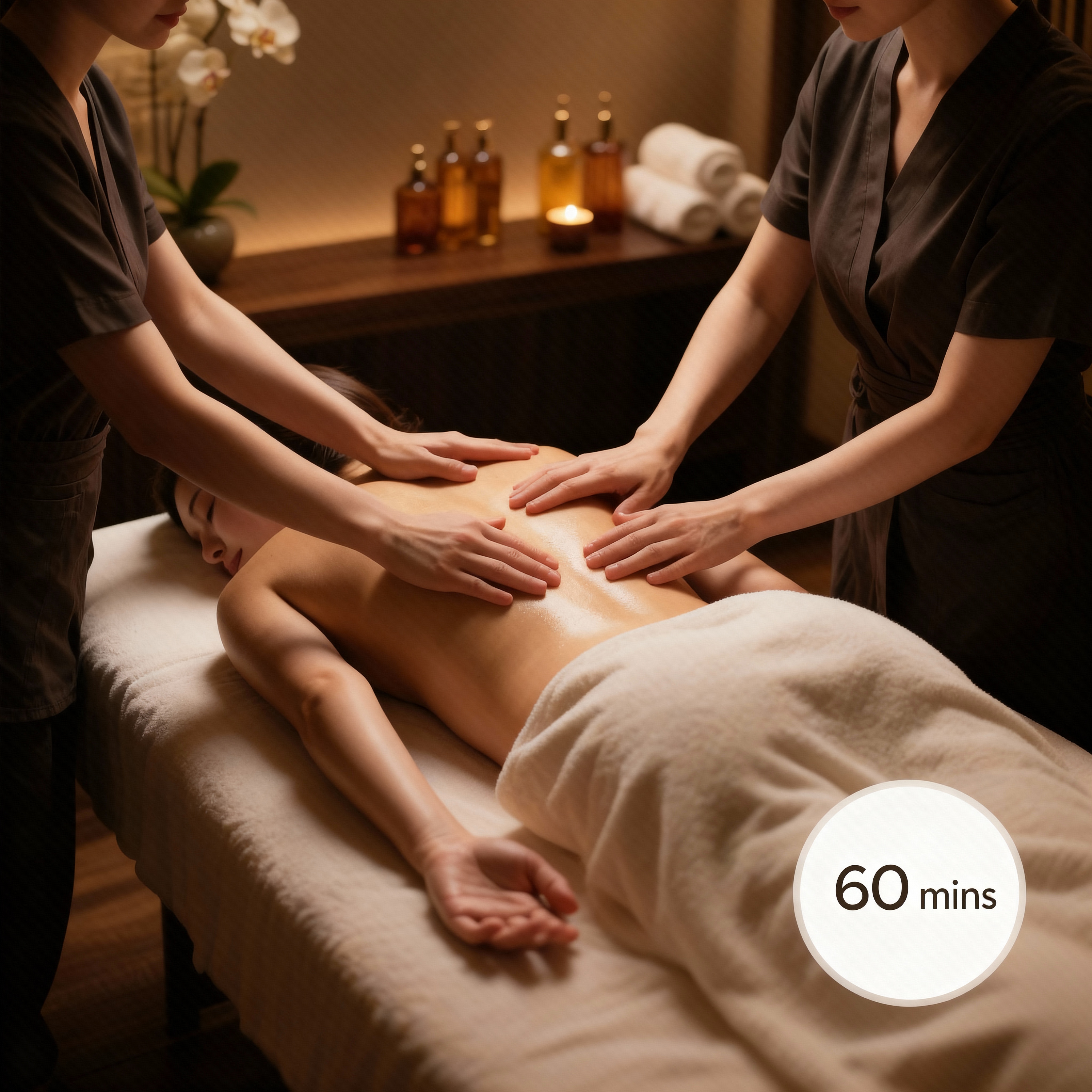 4 Hand Massage – 60 min
