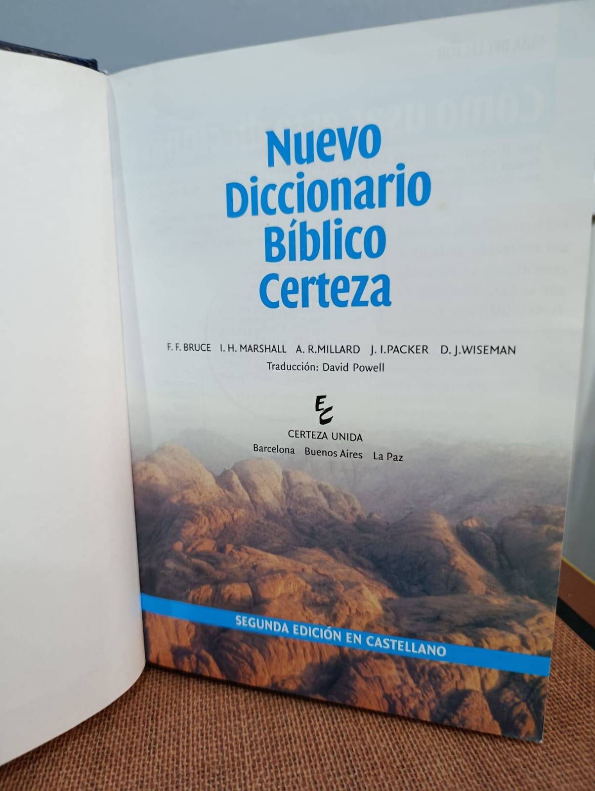 Nuevo Diccionario Bíblico Certeza