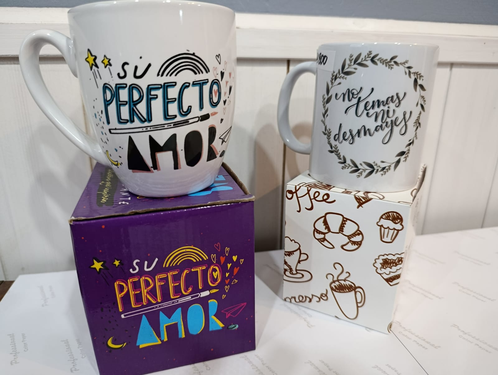 Tazas decorativas con frases inspiradoras