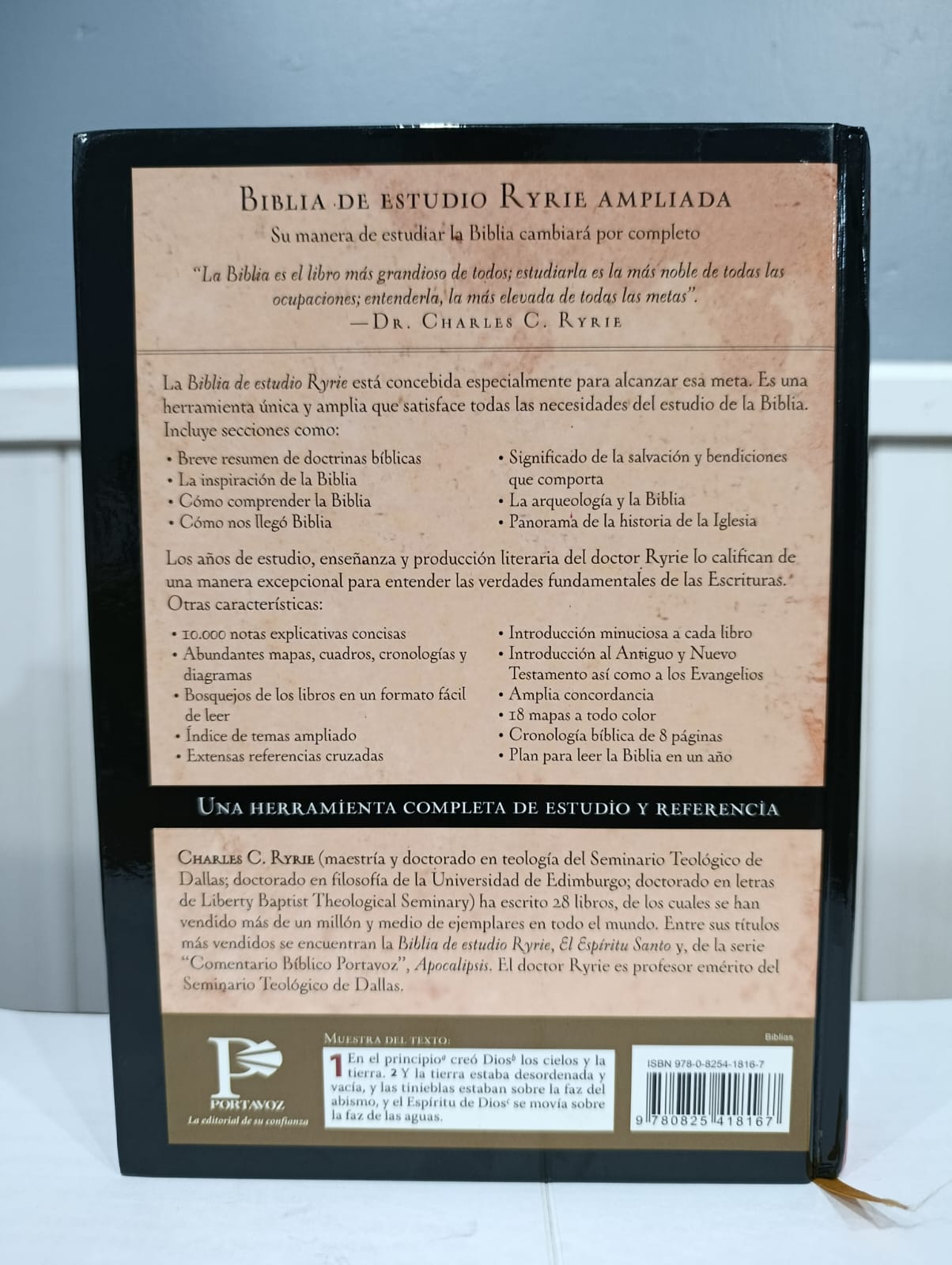 Biblia de estudio Ryrie ampliada