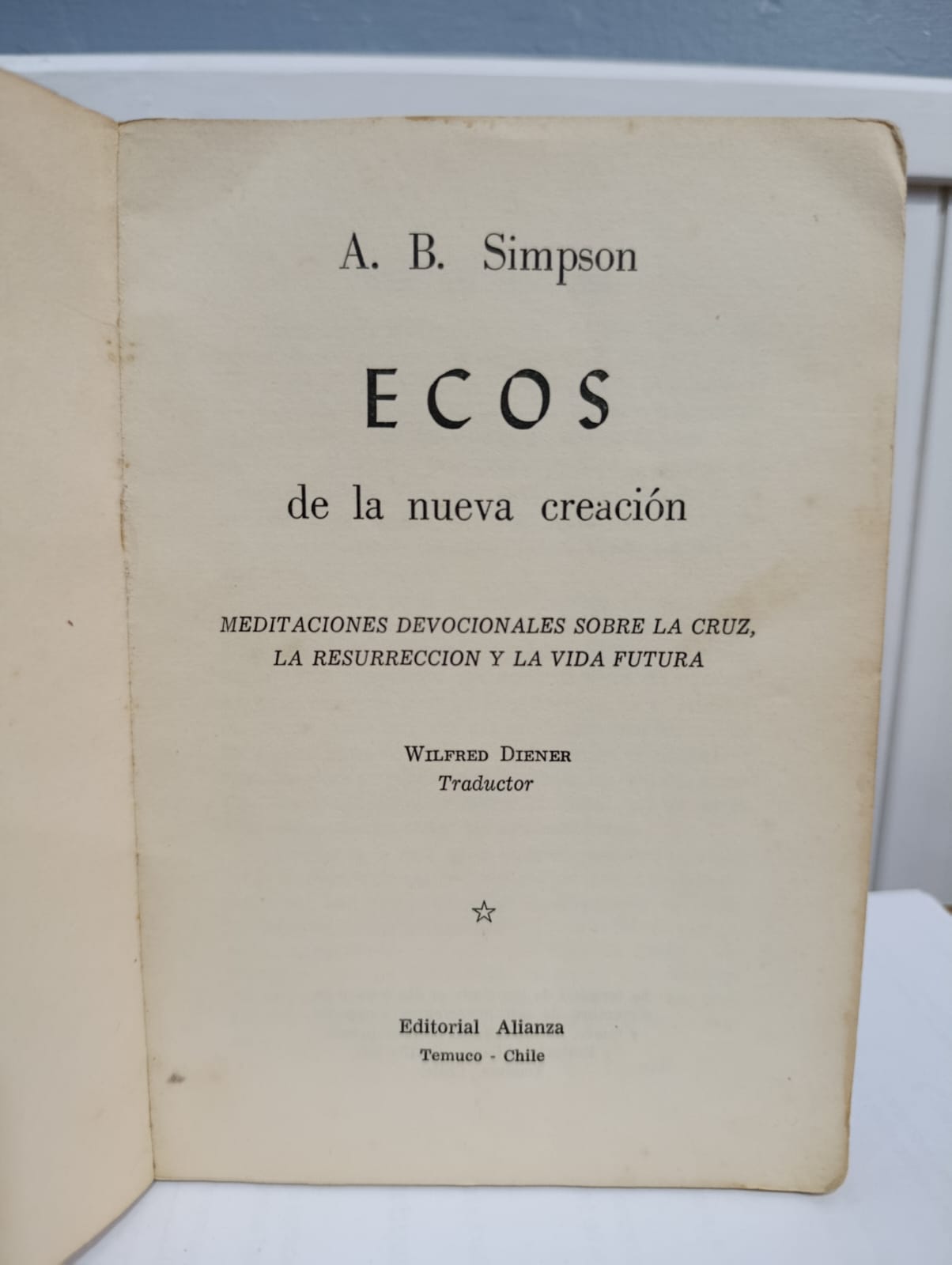 Ecos de la Nueva Creación