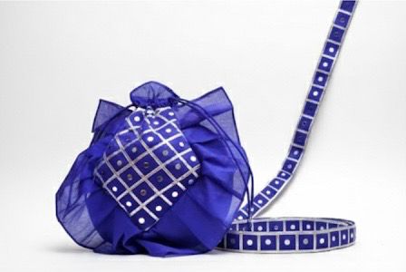 Blue Designer Potli Bag - Lisaarun