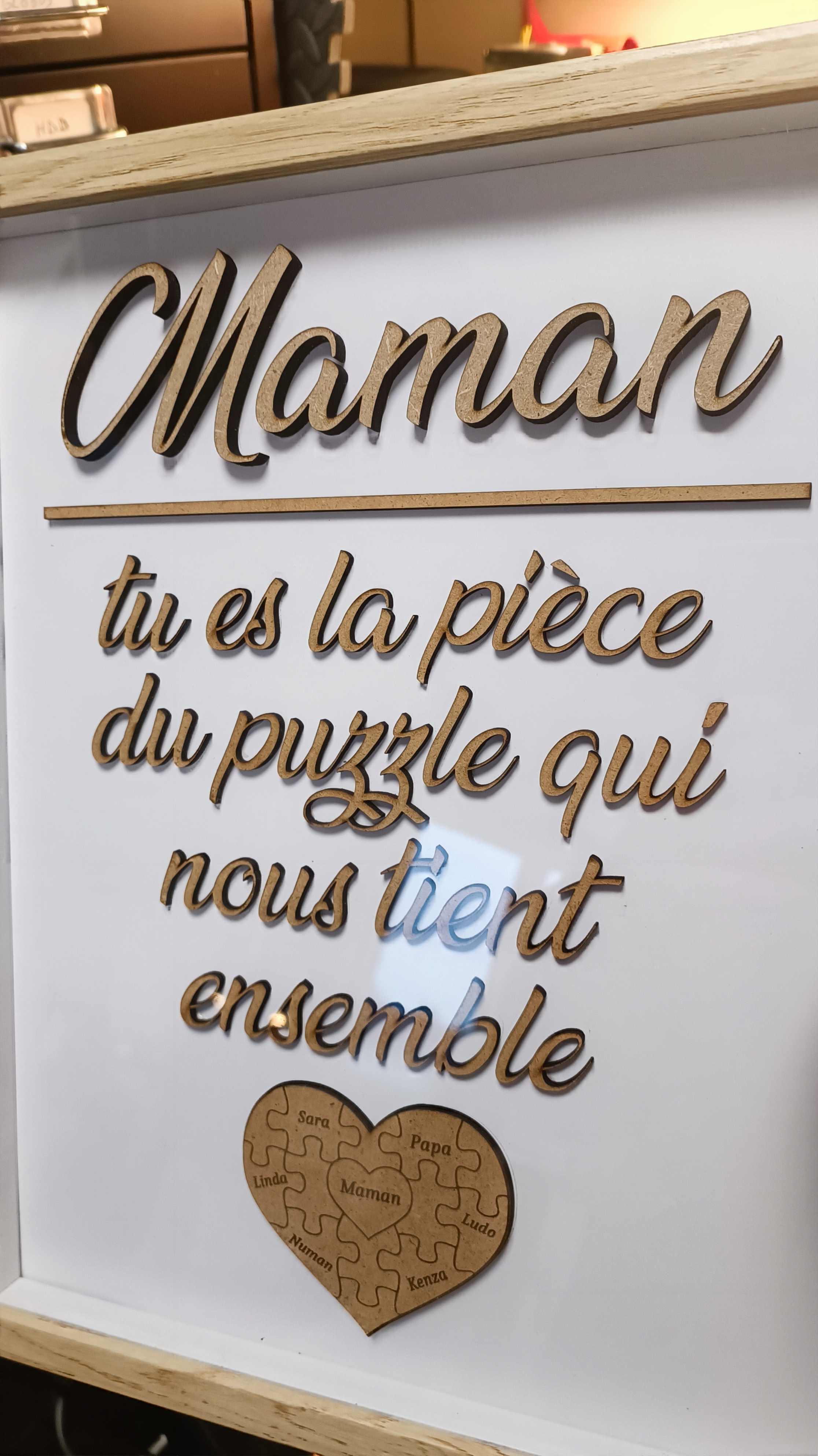 Cadre décoratif Maman