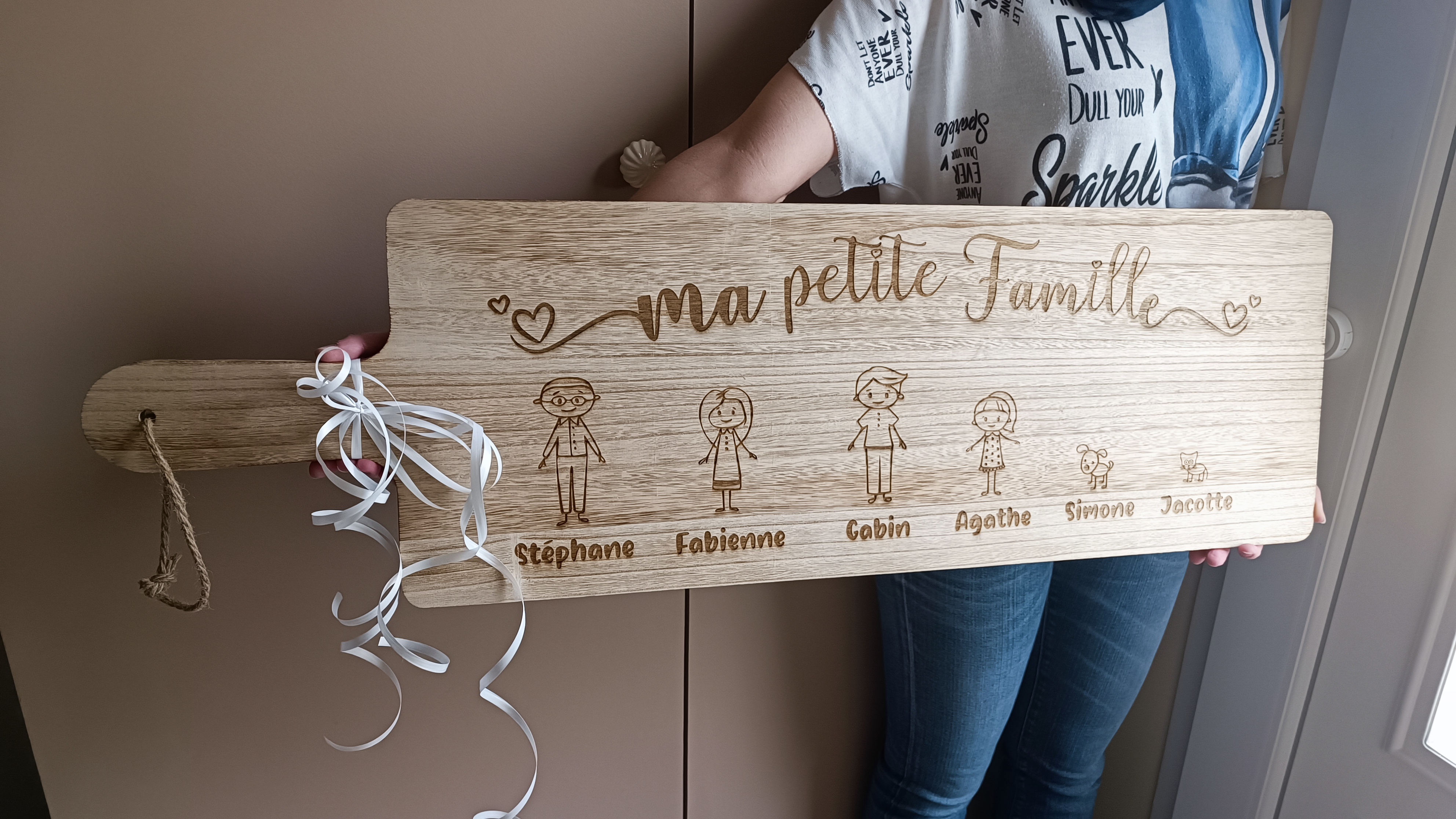 Planche personnalisée 'Ma petite famille'