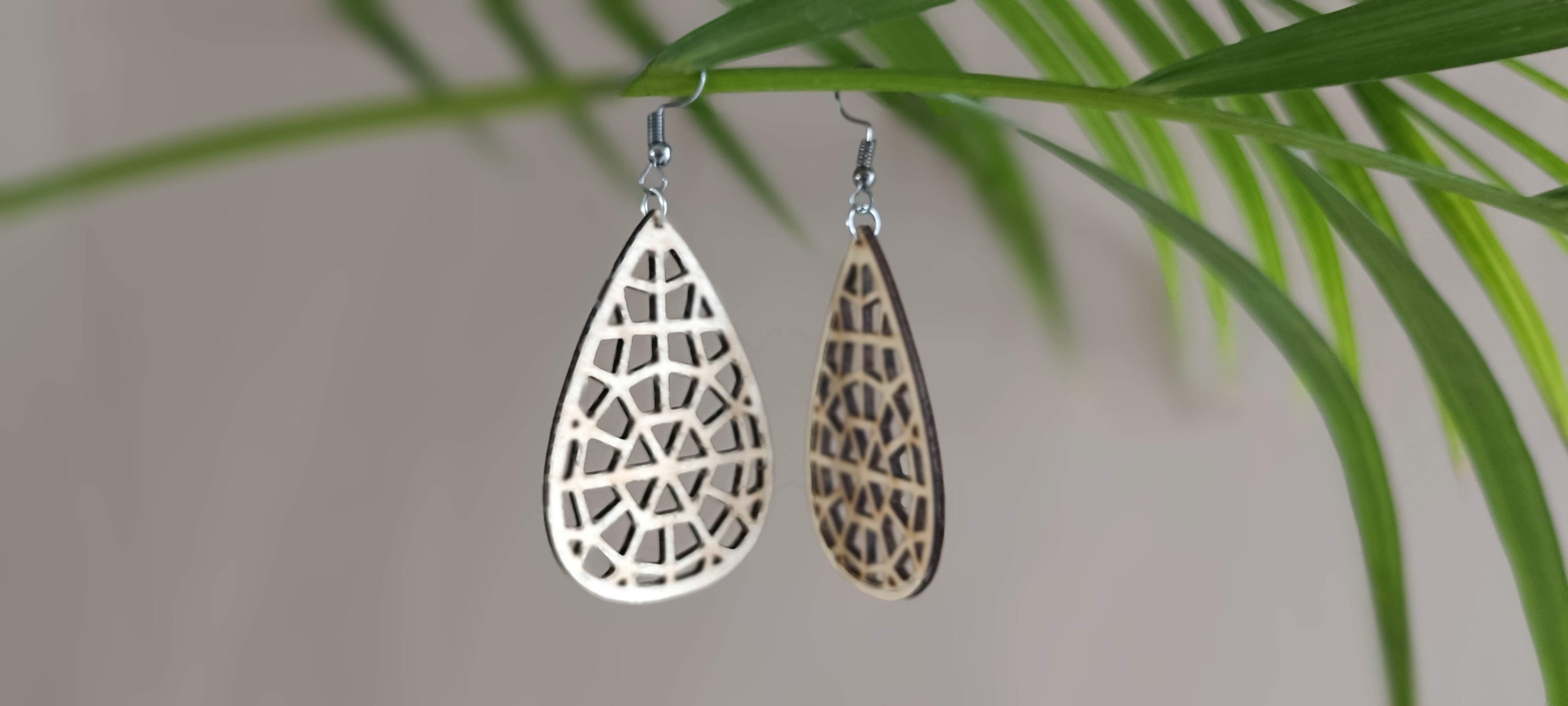 Boucles d'oreilles géométriques