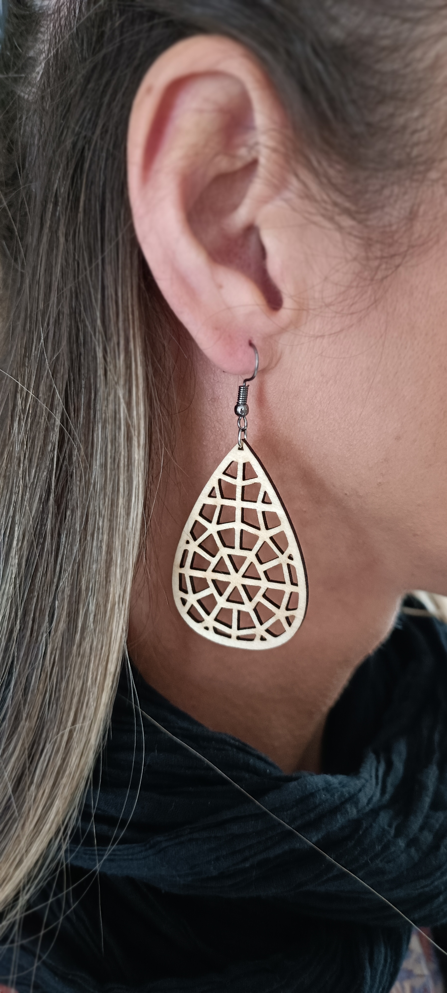Boucles d'oreilles géométriques