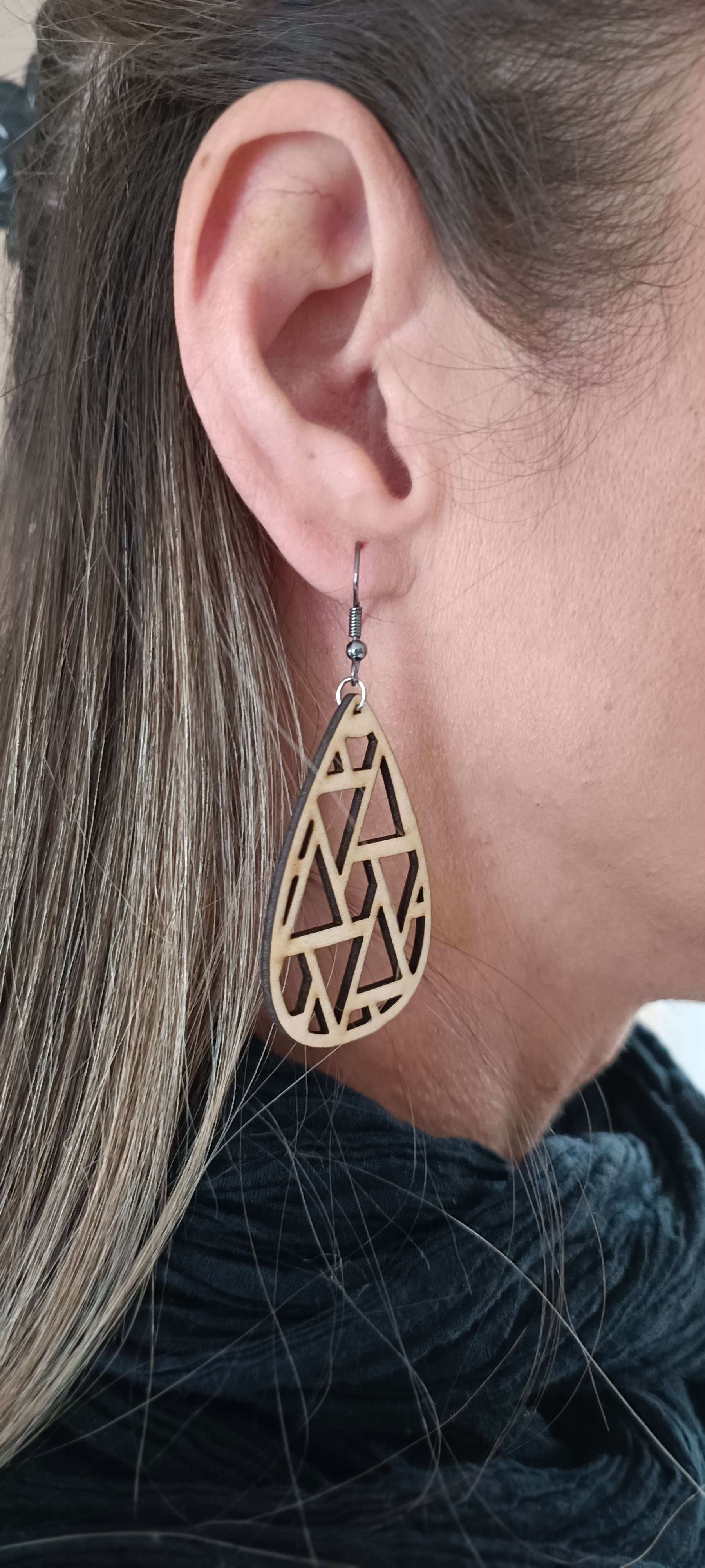 Boucles d'oreilles géométriques