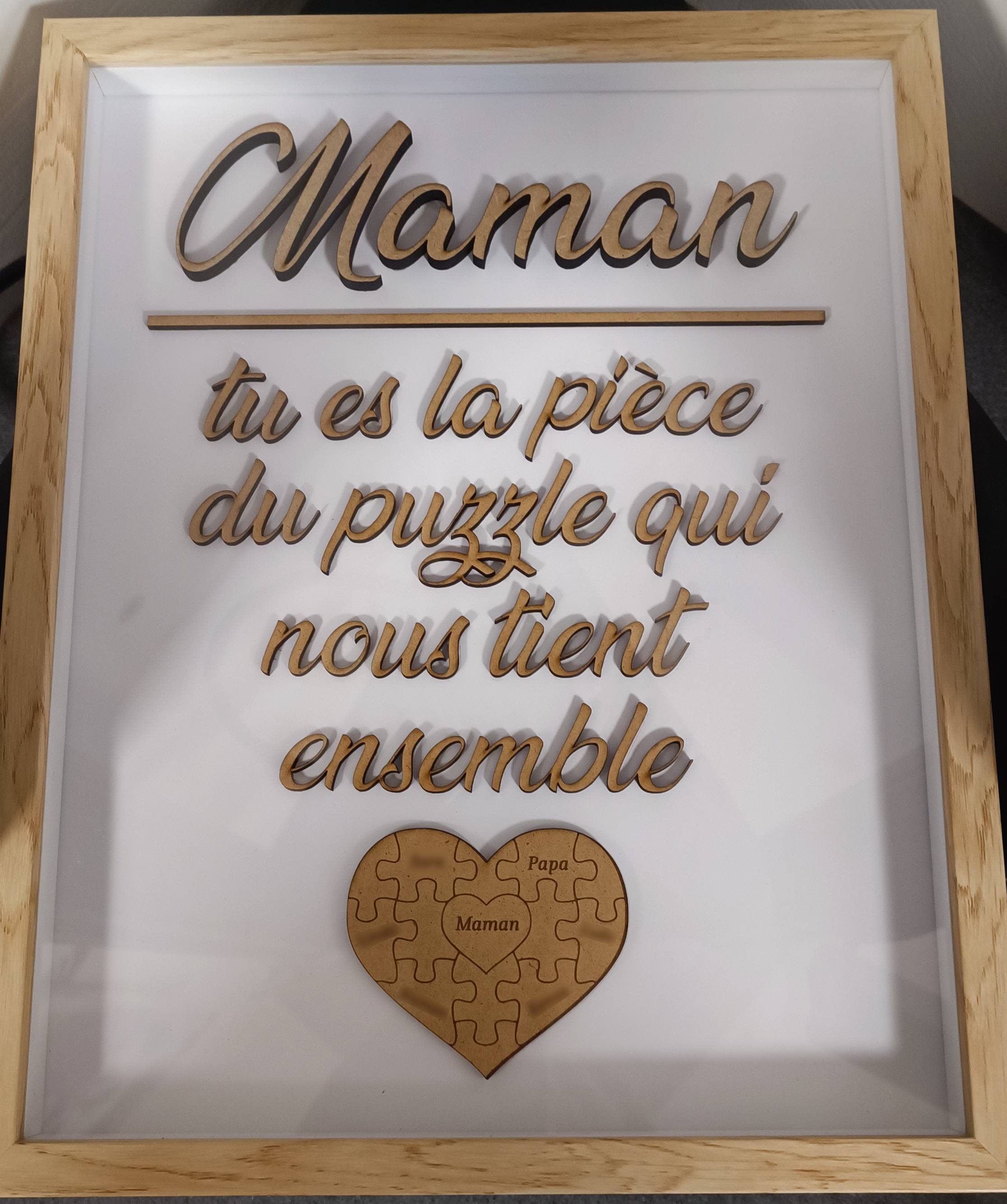 Cadre décoratif Maman