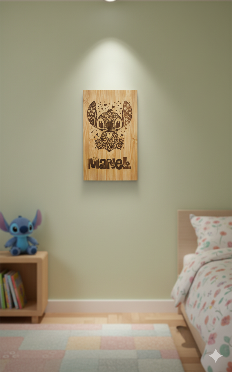 Planche en bambou personnalisée