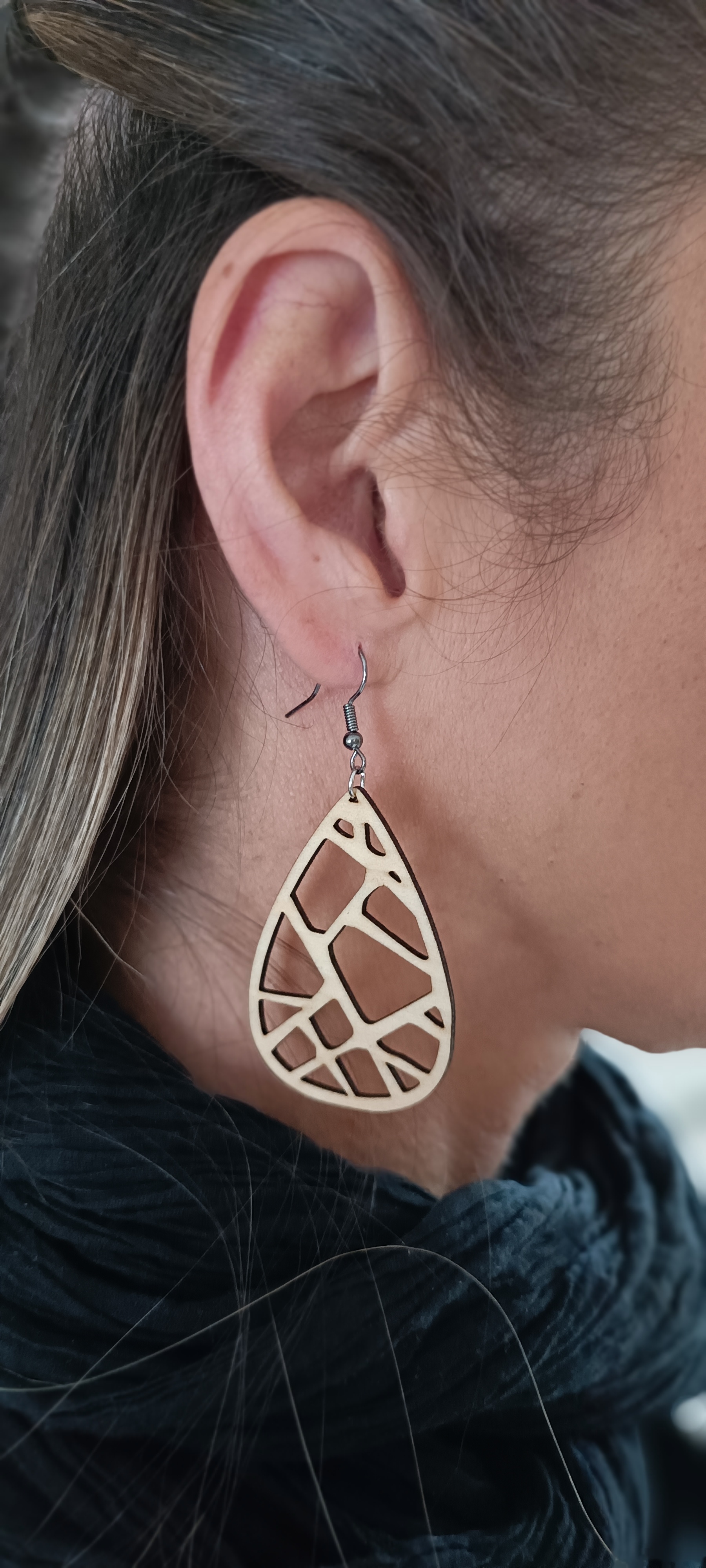 Boucles d'oreilles ajourées