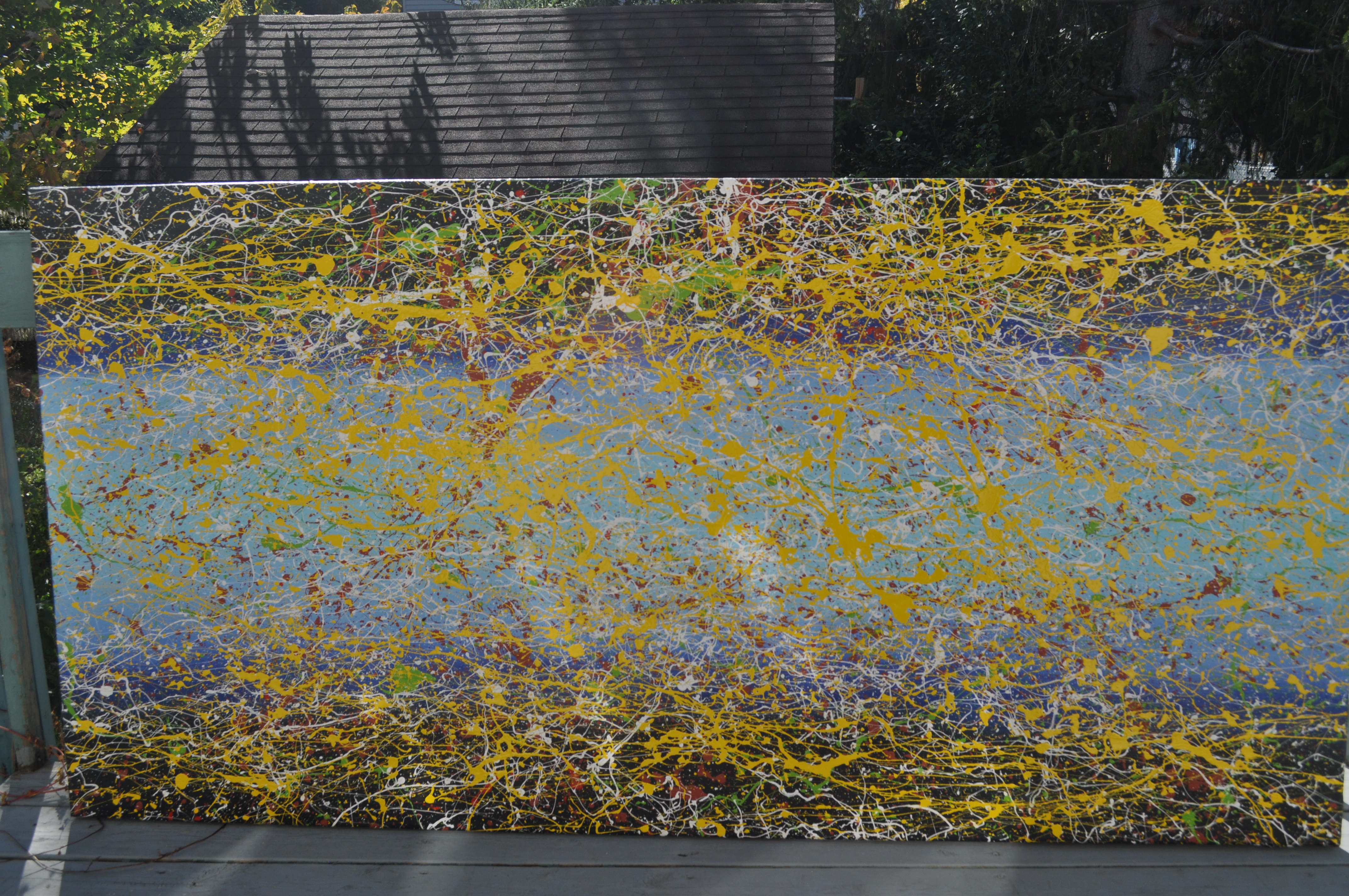 Yellow Mellow. Abstract Wall Art Painting