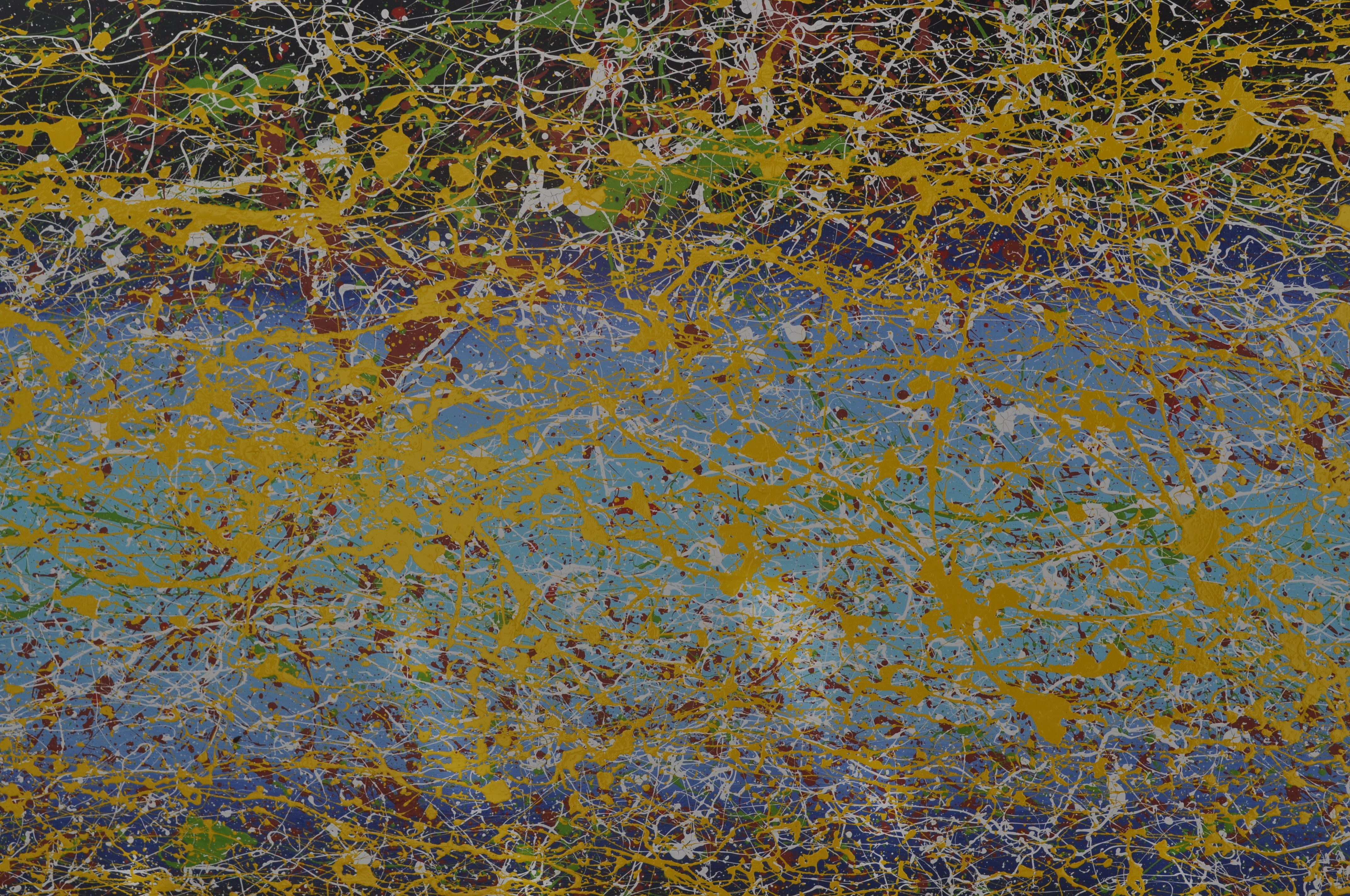 Yellow Mellow. Abstract Wall Art Painting