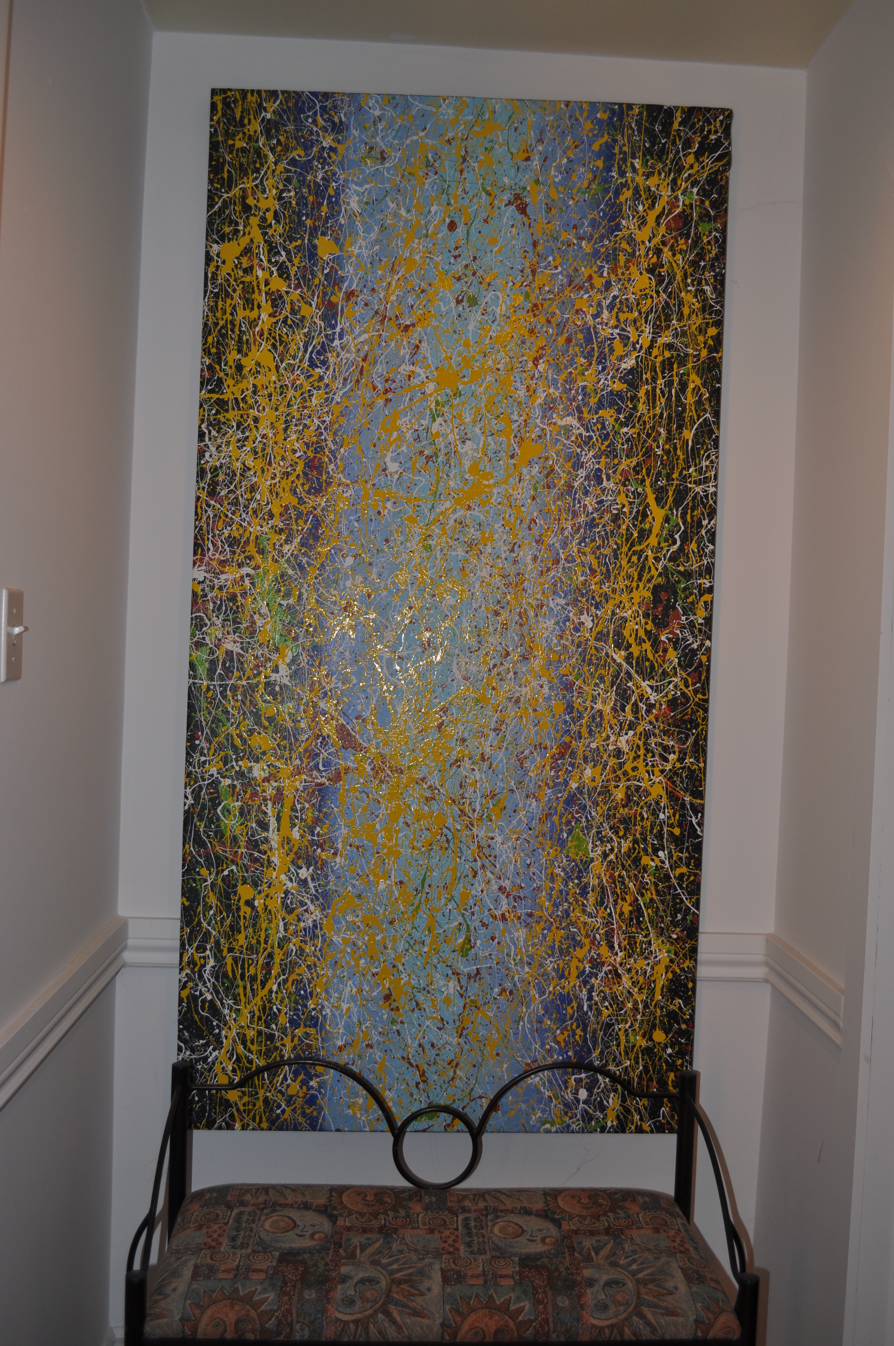 Yellow Mellow. Abstract Wall Art Painting